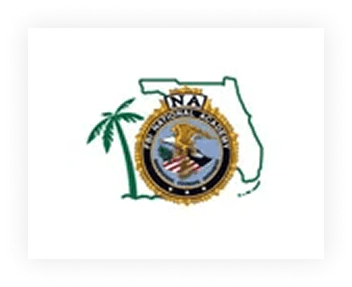 Seal with eagle and palm tree